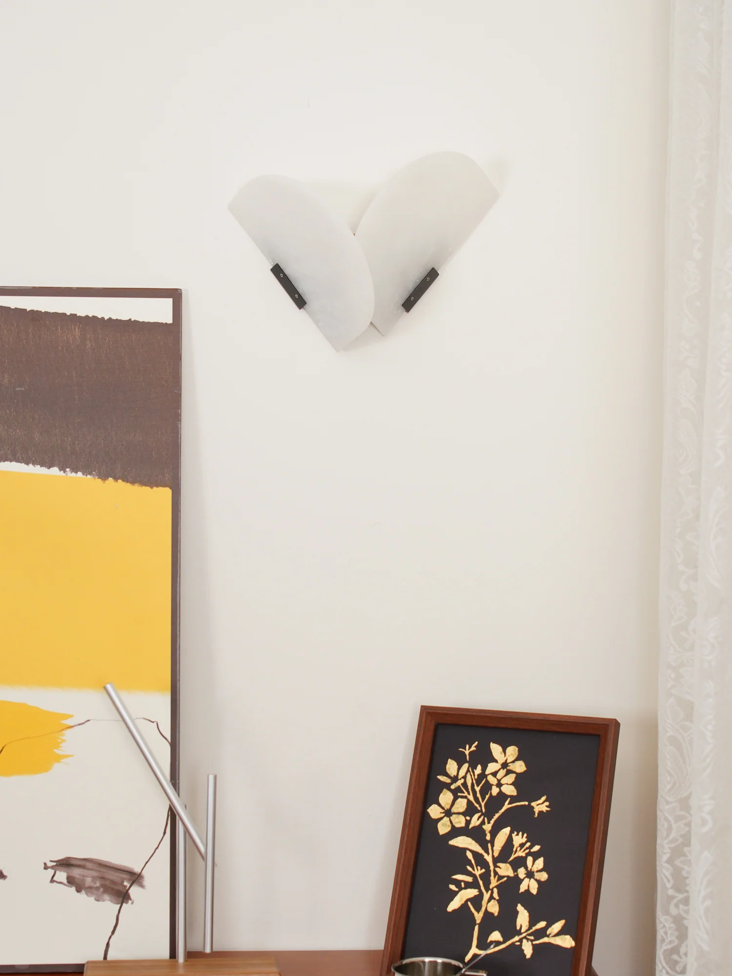 Fly Gaby Wall Lamp - Set of 2 / White & Black