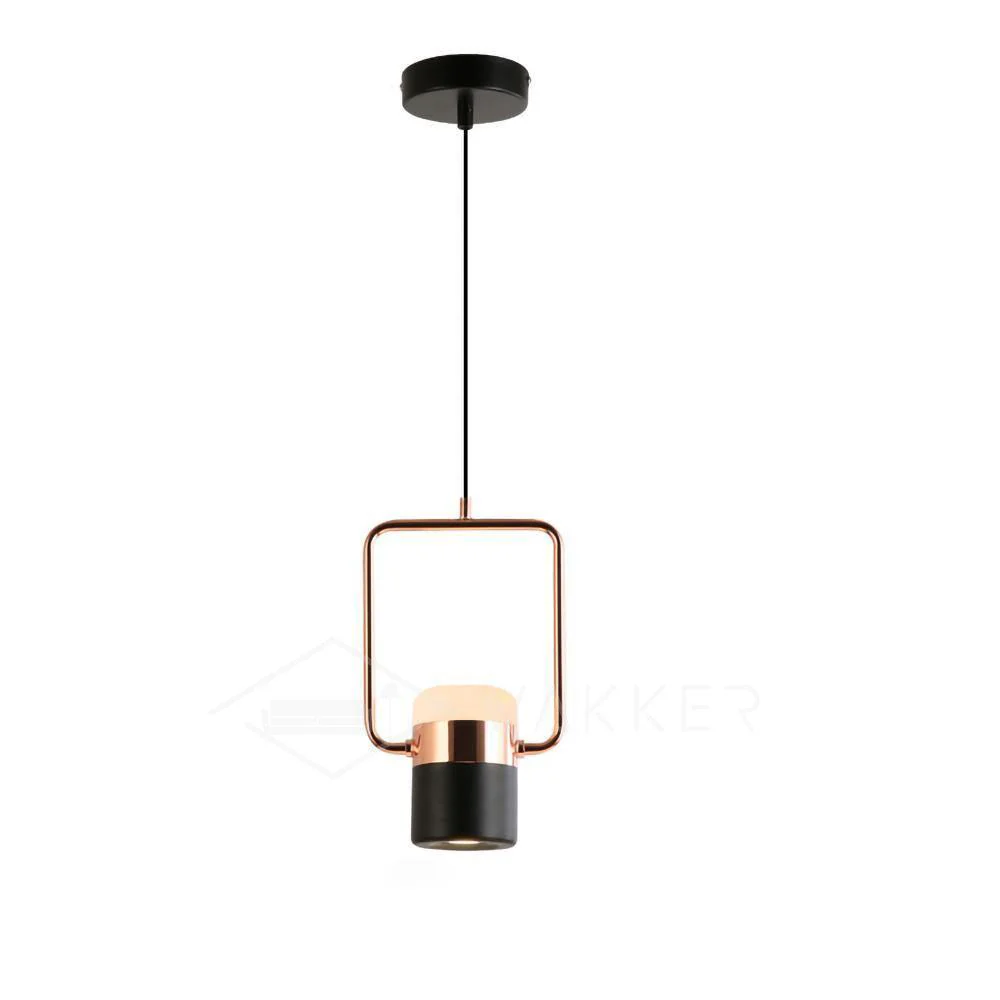 Подвесной светильник Adjustable Glass - горизонтальный: 18см x 11см, золотой, белый, холодный свет