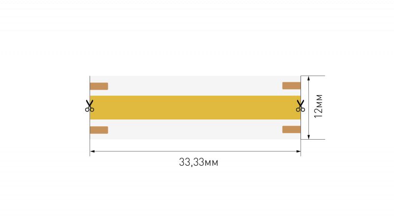Лента светодиодная 4 в 1 SWG PRO COB, 840 LED/м, 18 Вт/м, 24В, IP20, Цвет: RGBWW 032180