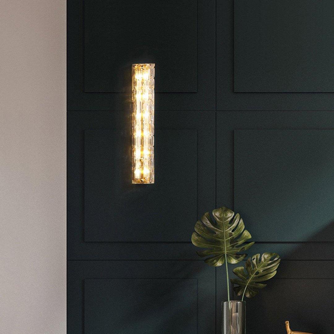 Fine Art Sconce - Dia 9cm x H 45cm Set of 2 / Gold / Warm Light