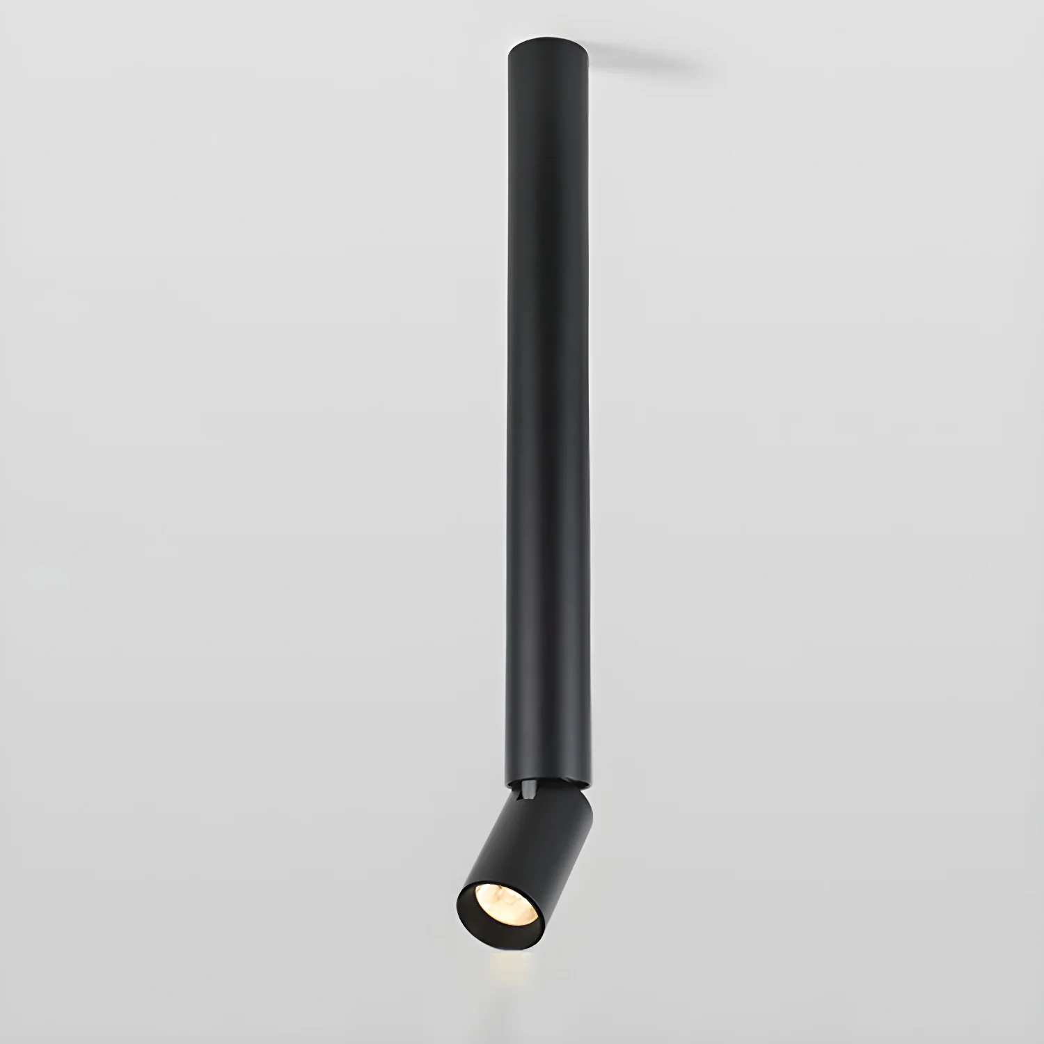 Потолочный светильник Julian Adjustable Surface - ∅5см x 40см, черный, теплый свет