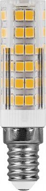 Лампа светодиодная Feron 7W 230V E14 2700K JCD, LB-433 25898