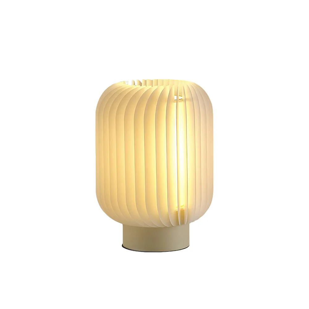 Настольный светильник Pleated - ∅30см x 43см, теплый свет