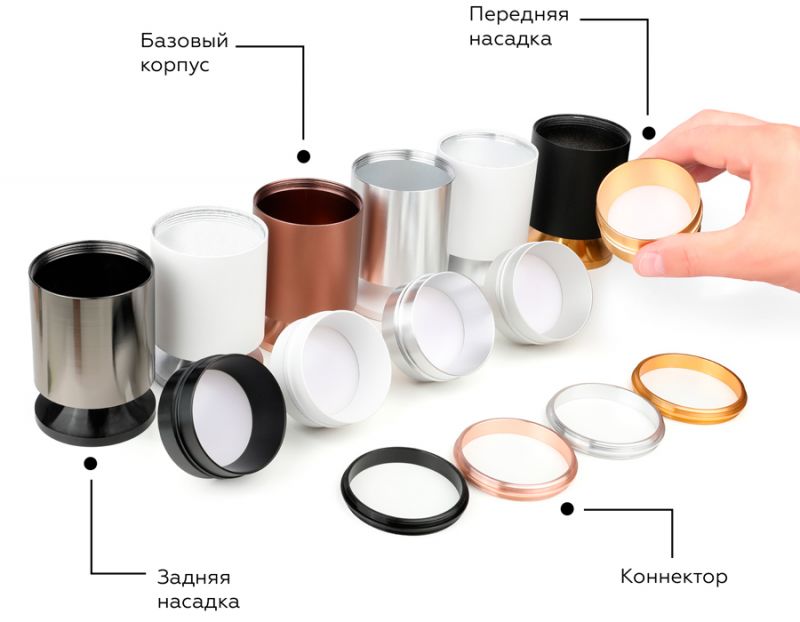 Коннектор декоративный Ambrella DIY Spot A2070