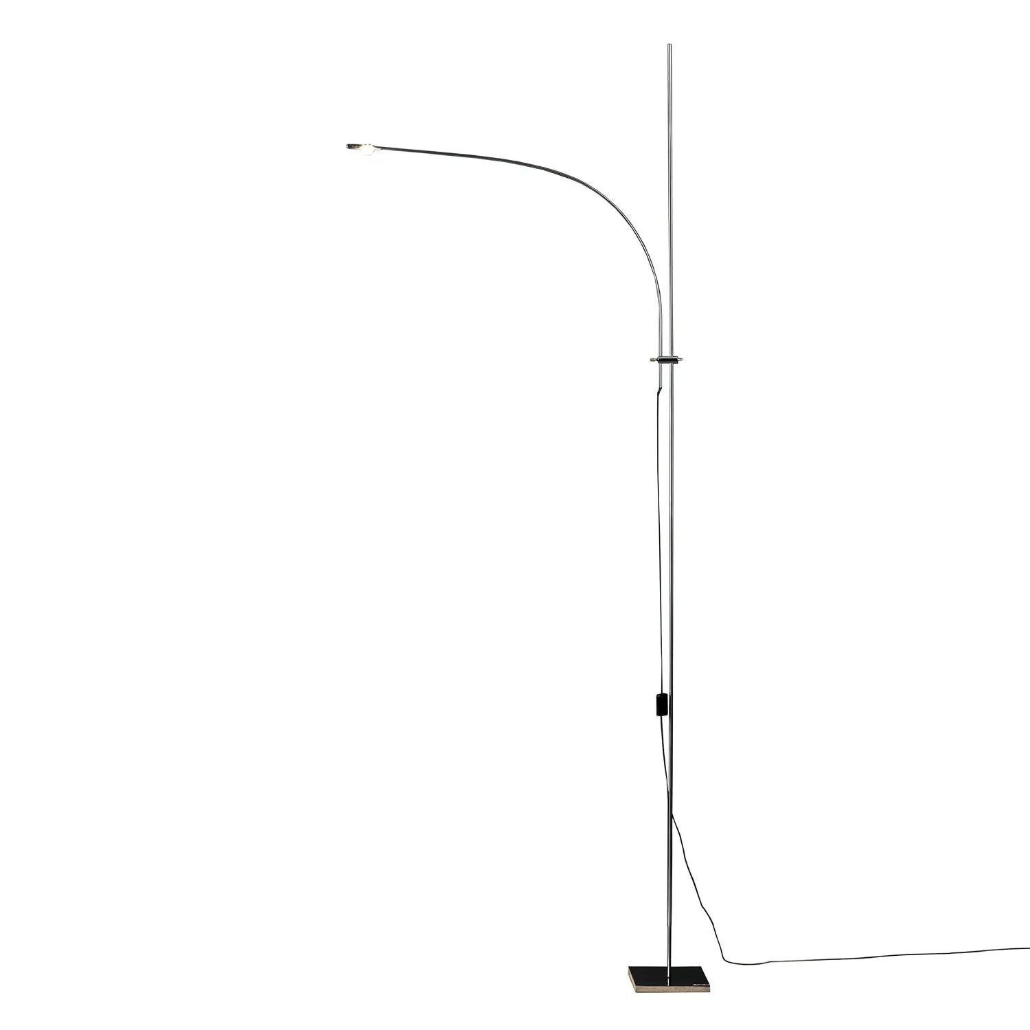 Торшер Metal Body Graceful - ∅20см x 160см, хром, теплый свет