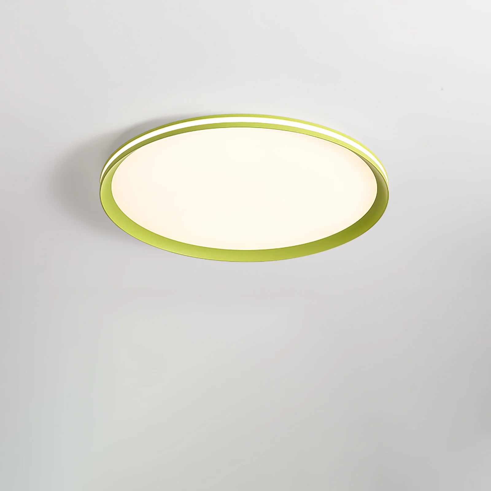 Потолочный светильник Acrylic Circular LED - ∅40см x 3см, зеленый, 3000-6500К