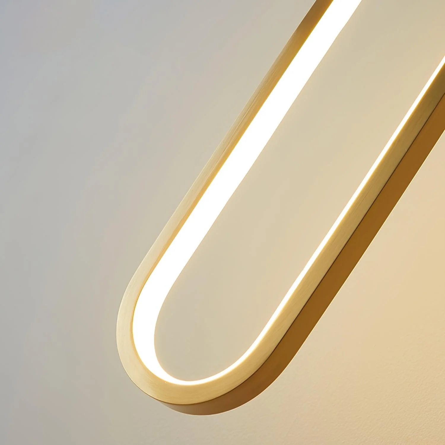 Настенный светильник Oval LED Brass - ∅9см x 68см, золотой, 3000-6500К