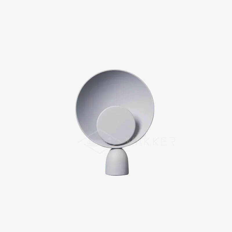 Blooper Table Lamp - ∅ 11″ x H 15″ / Dia 28cm x H 38cm / Gray+Gray / UK plug