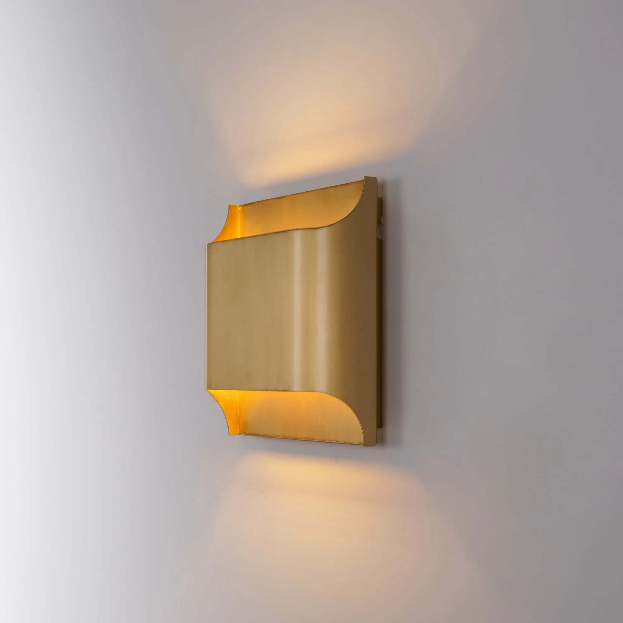 Настенный светильник Leclerc Brass - ∅10см x 30см, черный, матовый