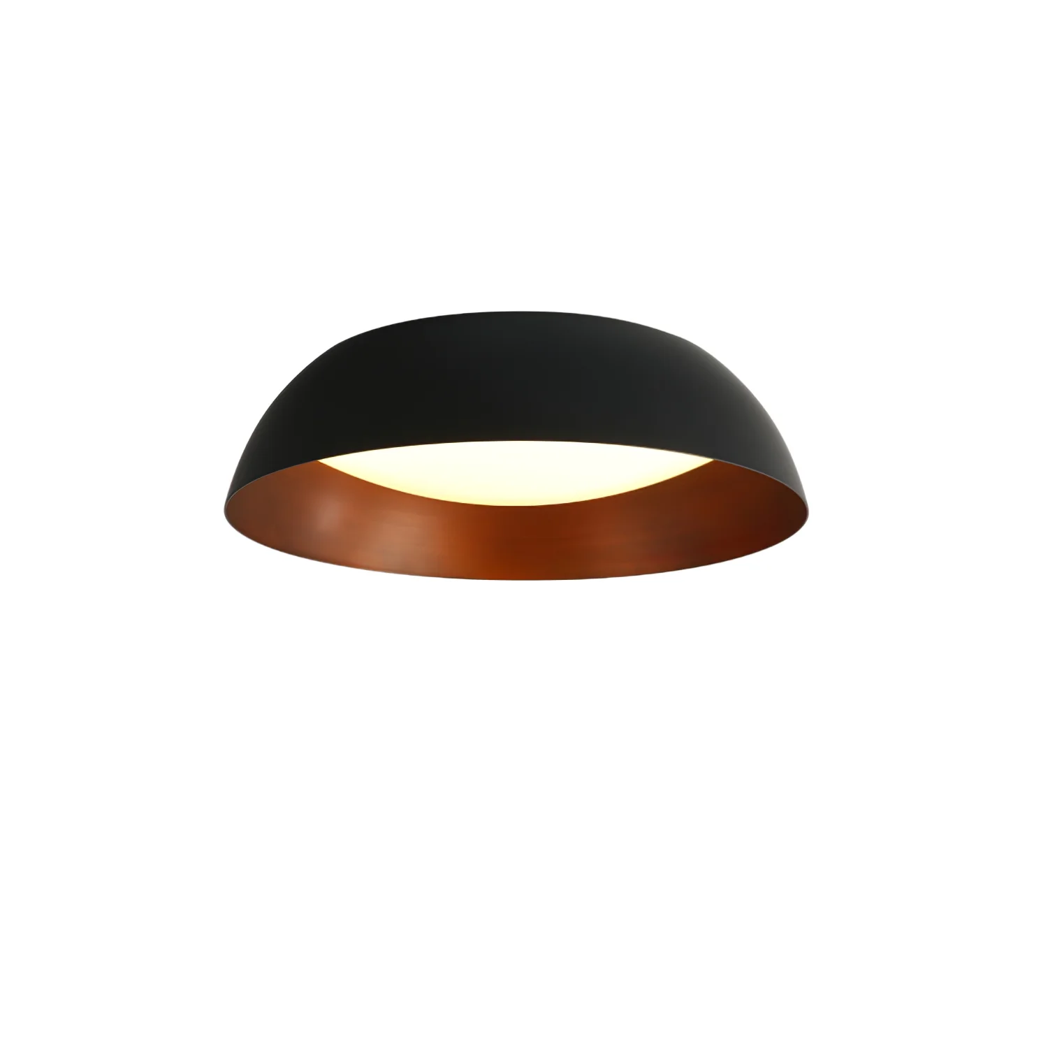 Потолочный светильник Marlow Shadow - ∅60см x 15см, черный, белый