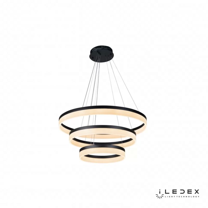 Подвесная люстра iLedex Around D0301-3 (400x600x800) BK
