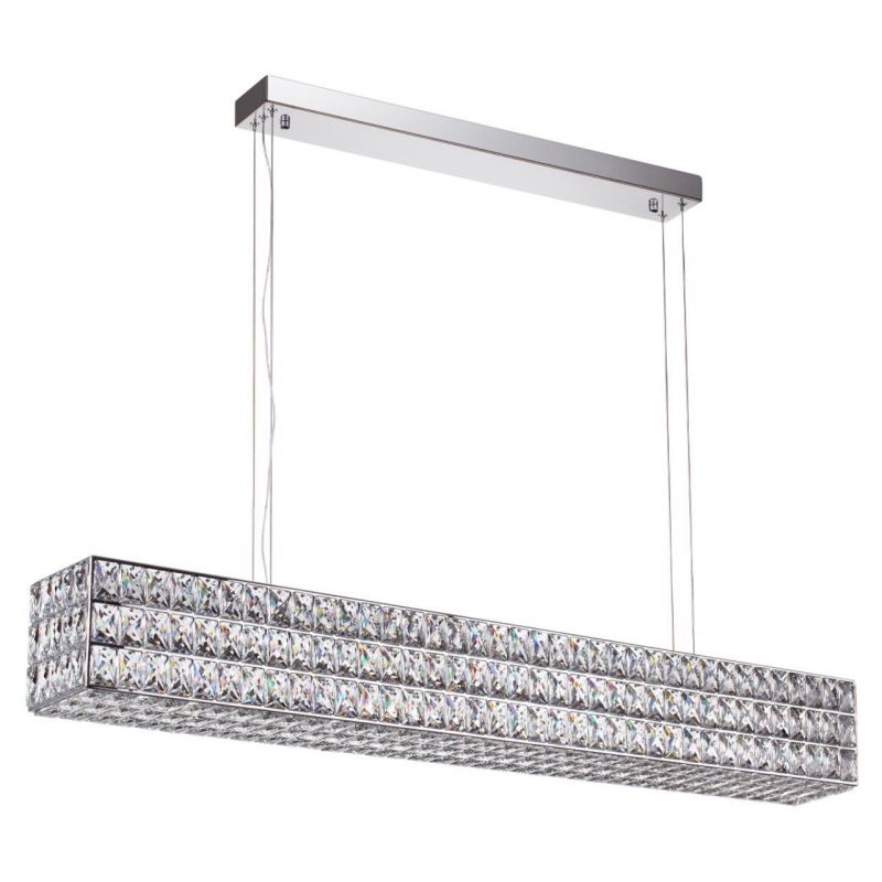 Люстра Odeon Light хром/металл/хрусталь LED 48W 4000K 2452Лм PANTA 4927/48L
