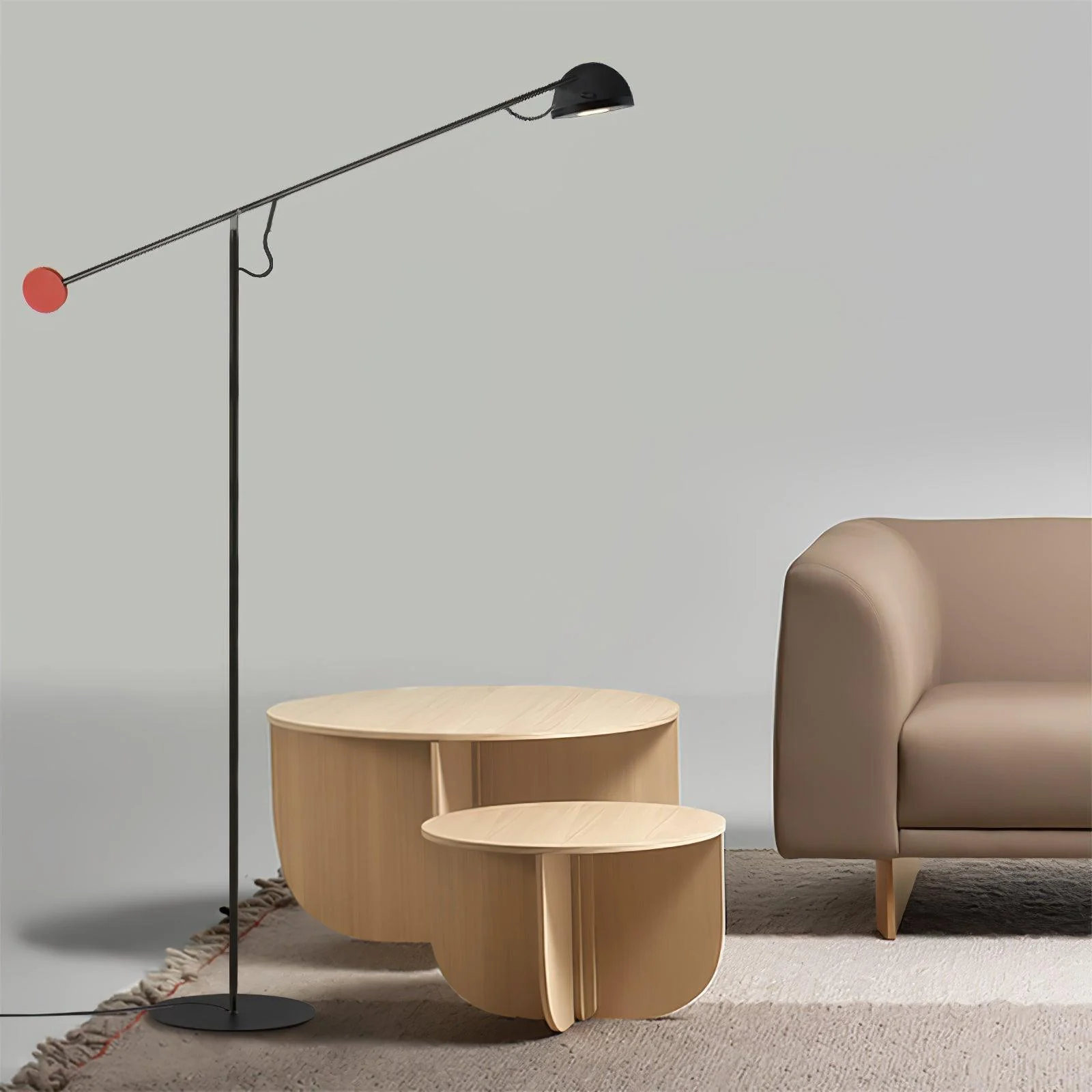 Precision Movement Floor Lamp - W 47.2″ x H 66.9″ / W 120cm x H 170cm / Warm White / AU plug