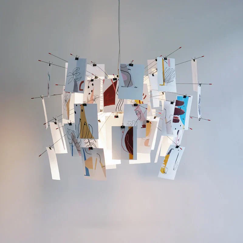 Люстра Paper - ∅120см x 120см, солнечный