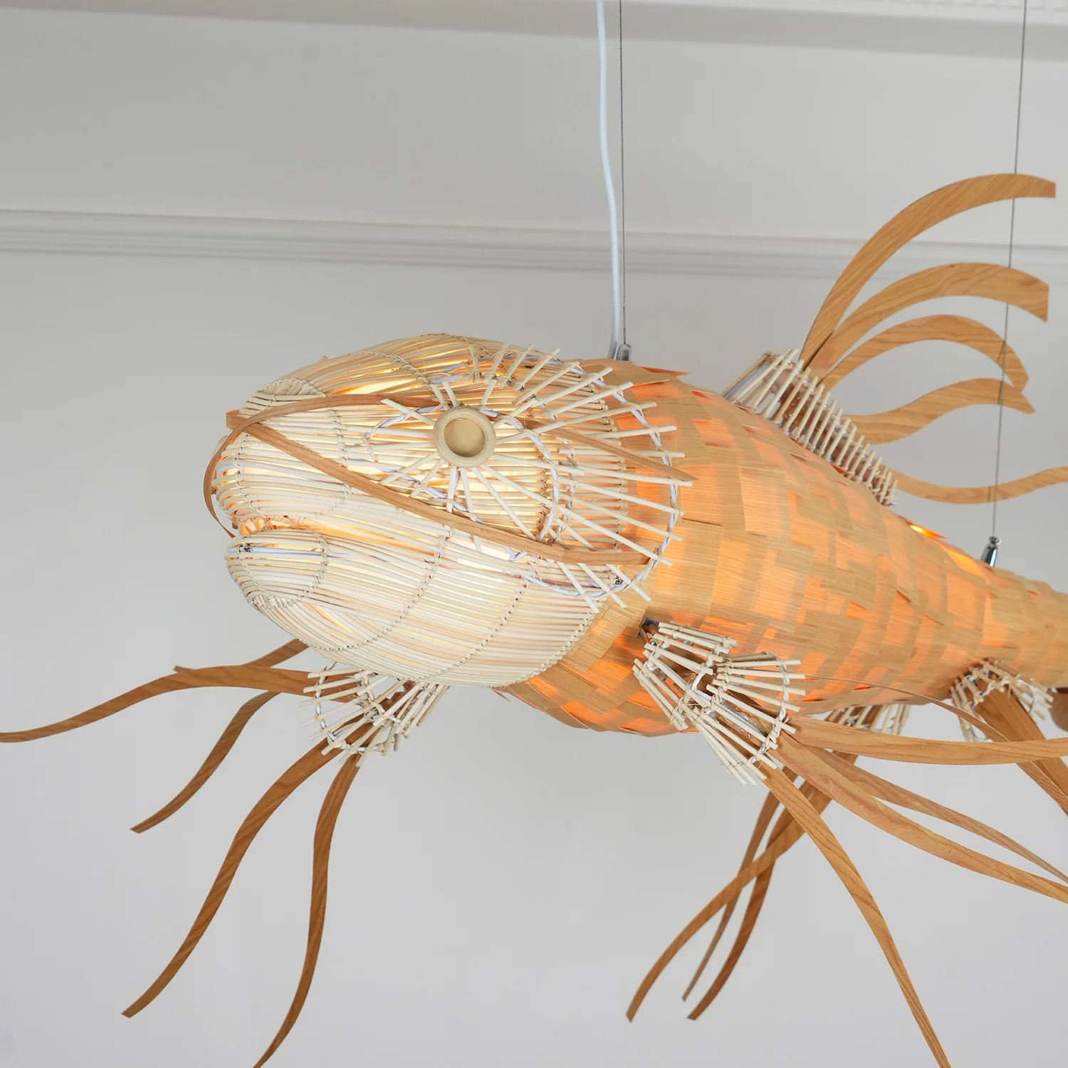 Люстра Koi - 180см x 82см x 88см, дерево