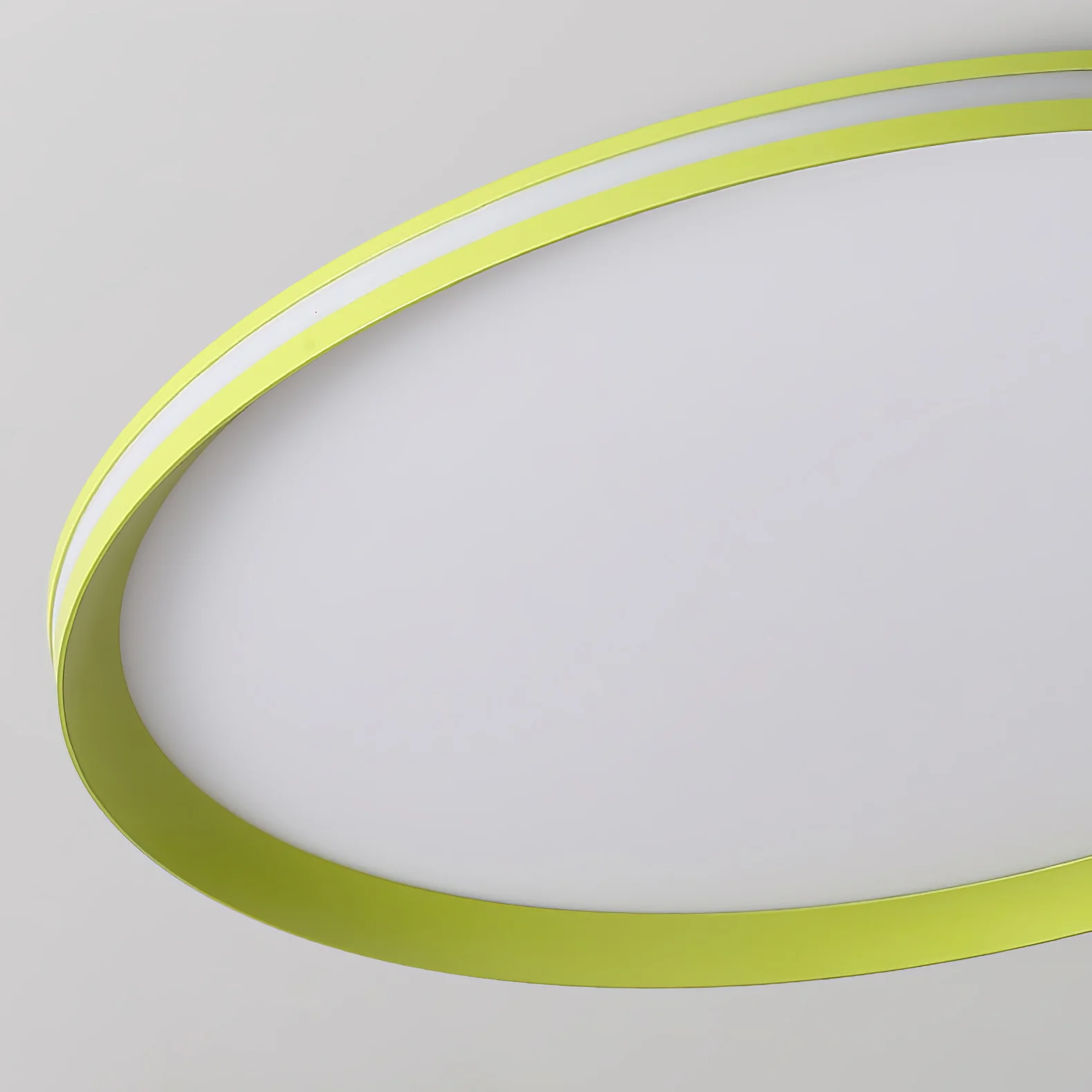 Потолочный светильник Acrylic Circular LED - ∅40см x 3см, зеленый, 3000-6500К