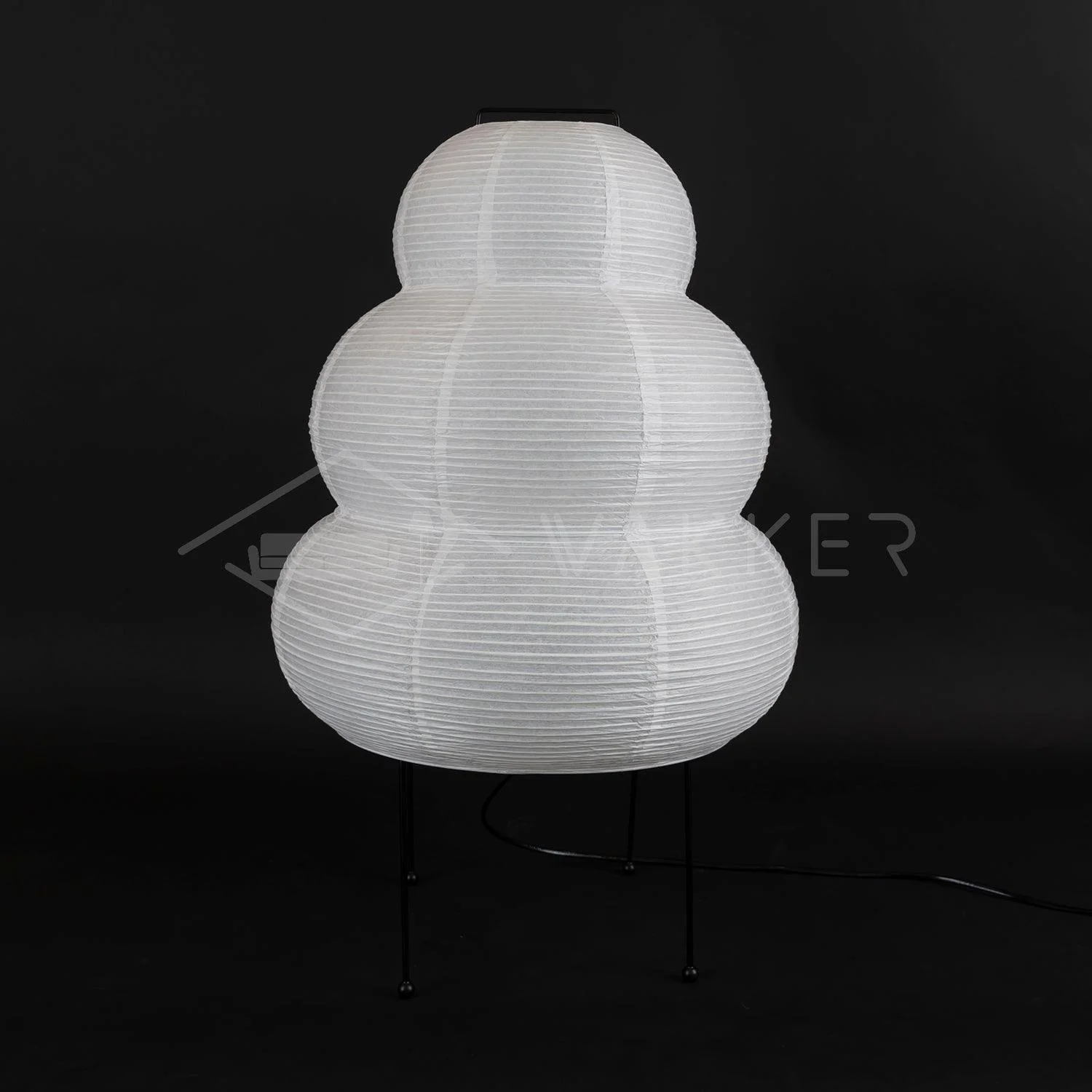 Настольный светильник Akari Paper - ∅26см x 43см, белый