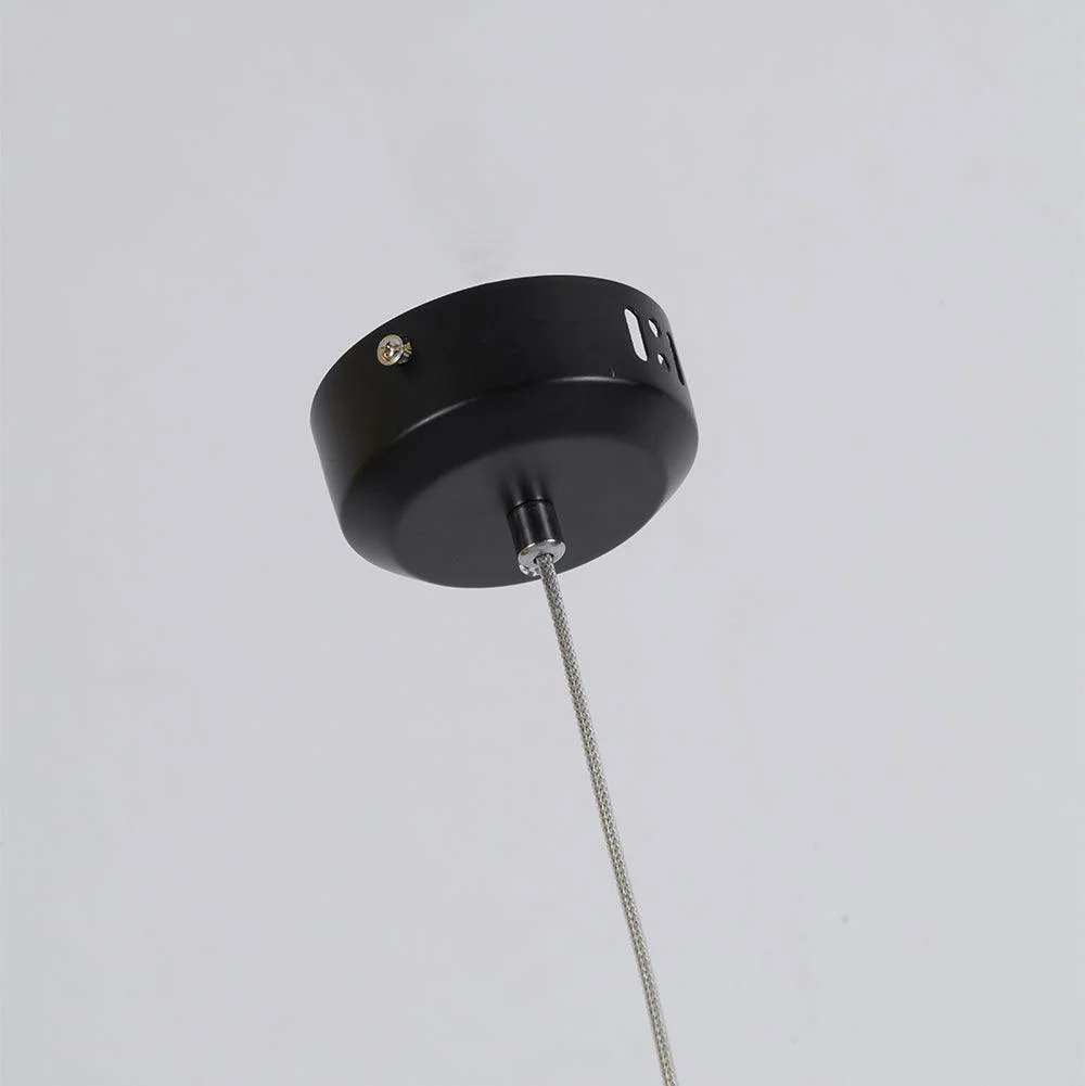 Подвесной светильник Aviara LED - ∅38см x 8см, черный, смола, нейтральный свет