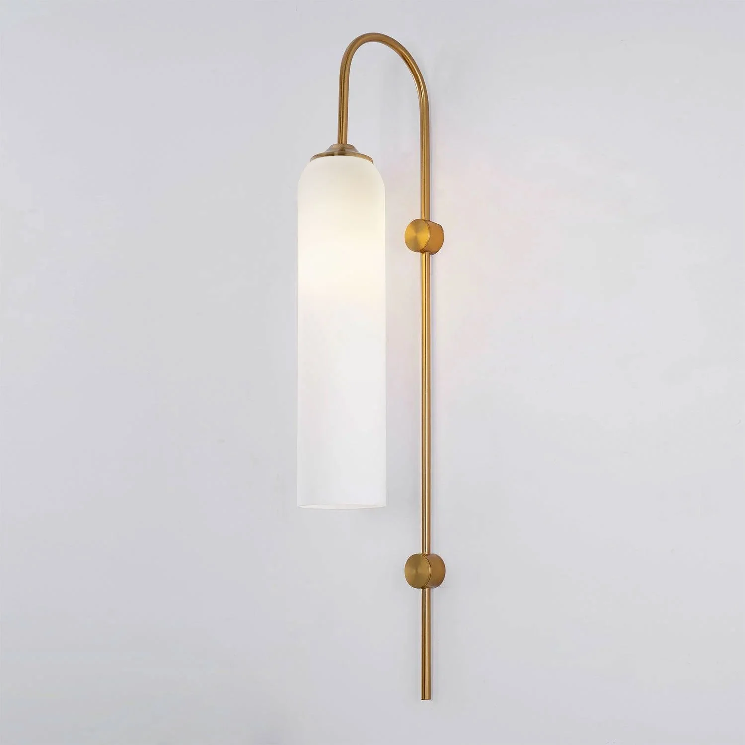 Настенный светильник Modern Glass - 19см x 80см, золотой, прозрачный
