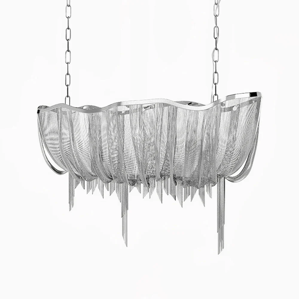 Люстра Chains Shimmering - три уровня ∅90см x 170см, золотой