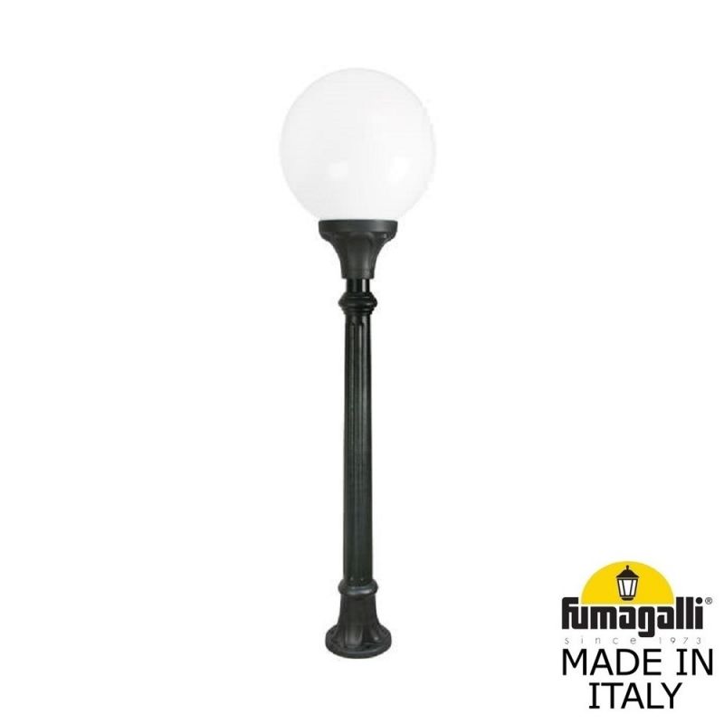 Садово-парковый фонарь FUMAGALLI ALOE.R/GLOBE 400 черный, бежевый G40.163.000.AYE27