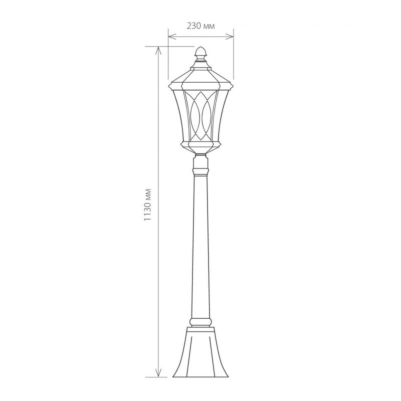 Светильник садово-парковый Elektrostandard Virgo F капучино GLXT-1450F