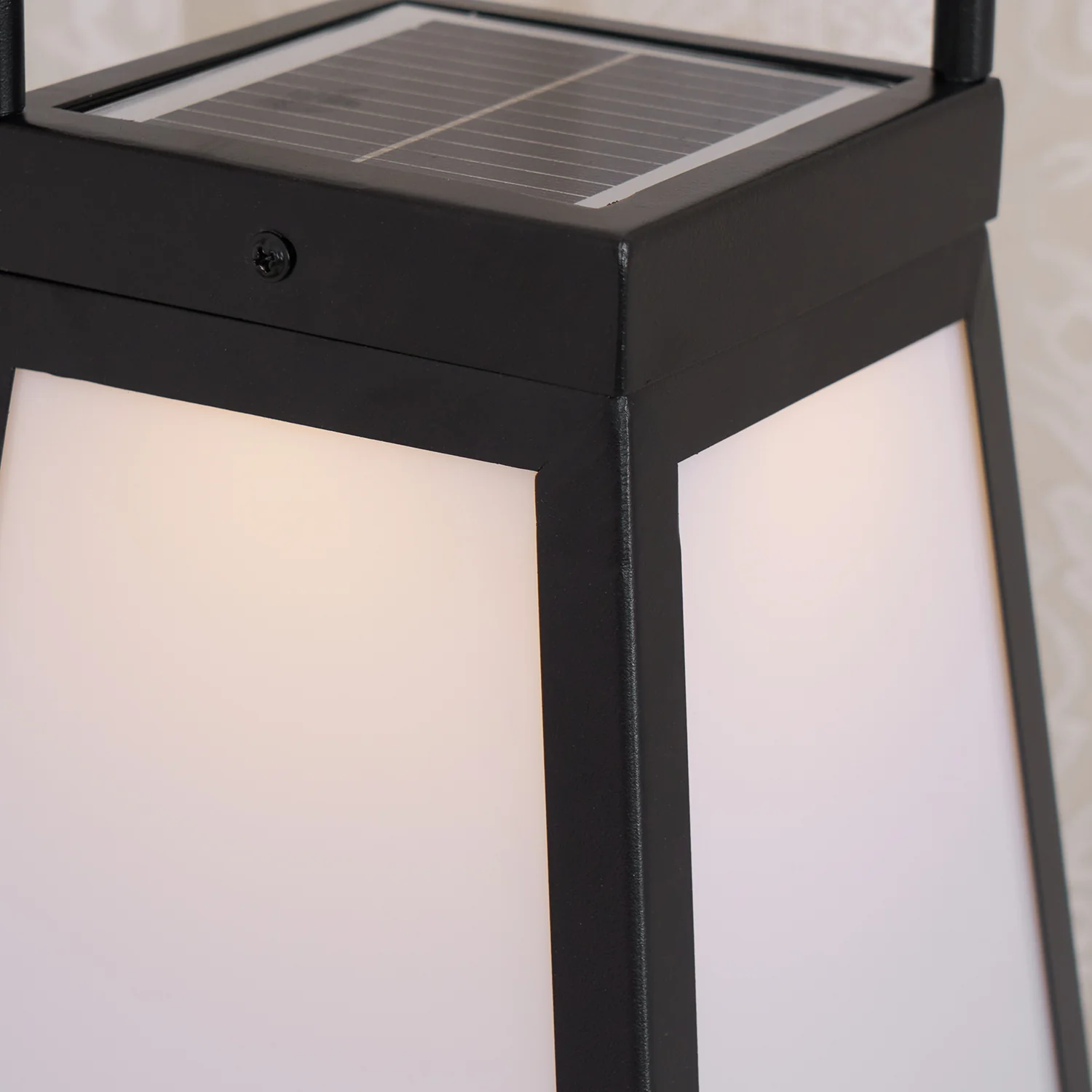Уличный светильник Roam Lantern Solar - ∅25см x 50см, черный, белый, теплый свет
