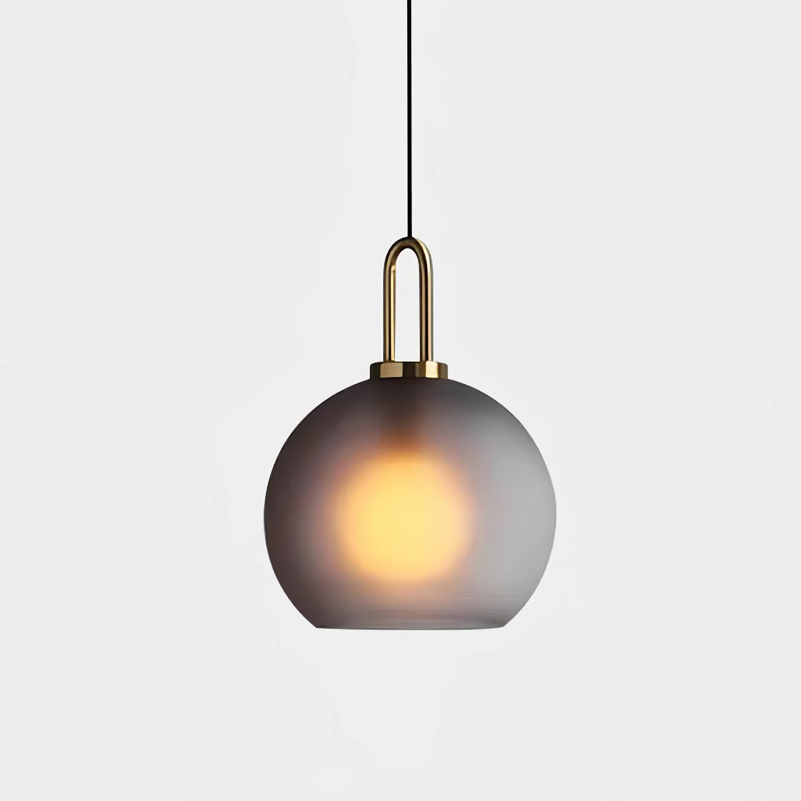 Подвесной светильник Glass Pendant Swag - ∅25см х 34см, прозрачное стекло