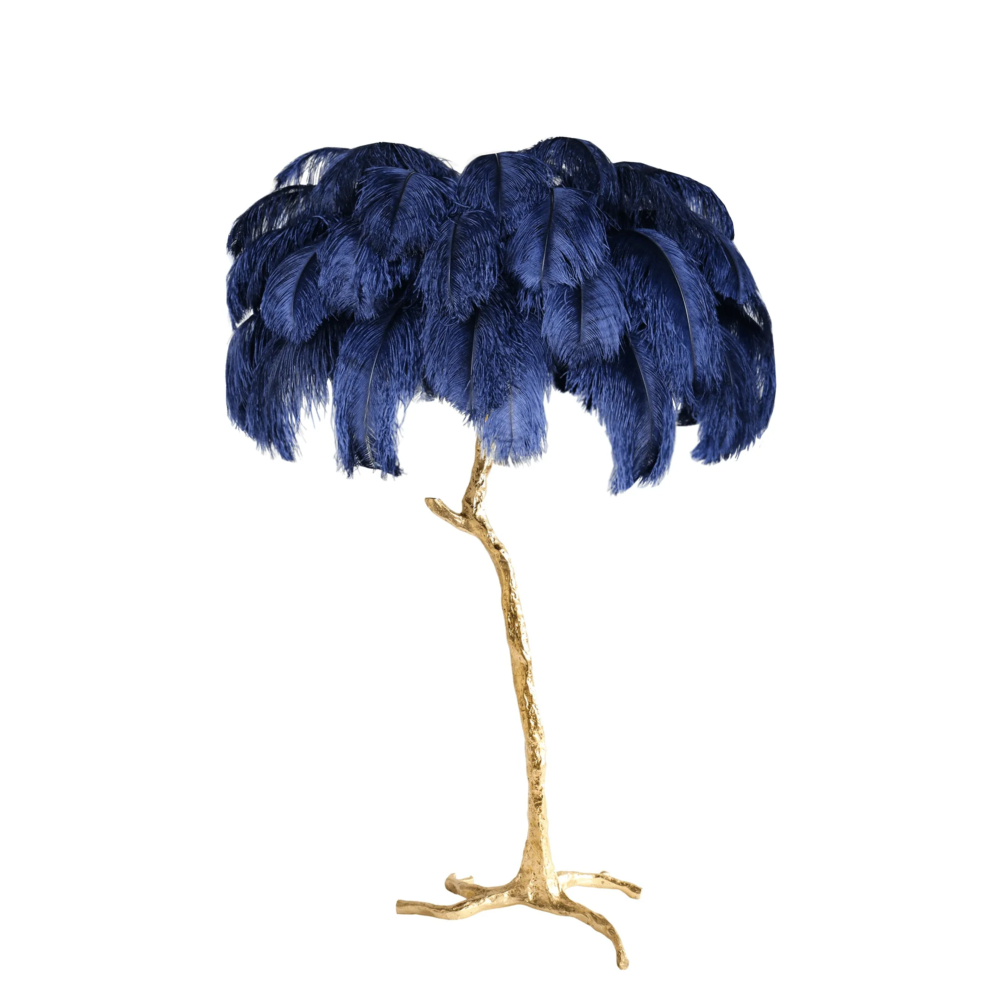 Торшер Ostrich Feather Brass - латунь, натуральный