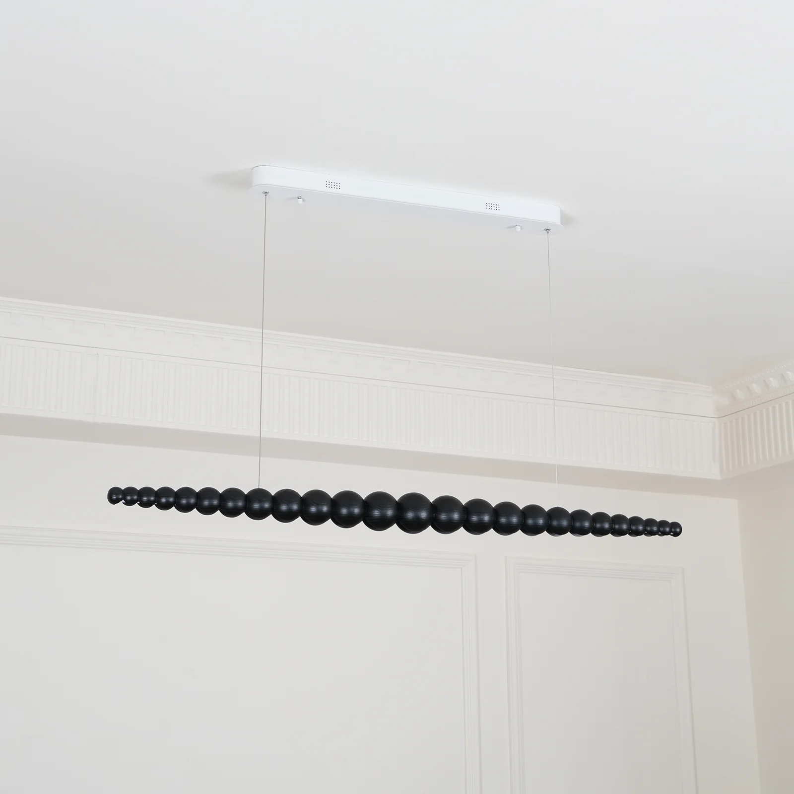 Подвесной светильник Woodline Orb - 140см x 8см, дерево, теплый свет