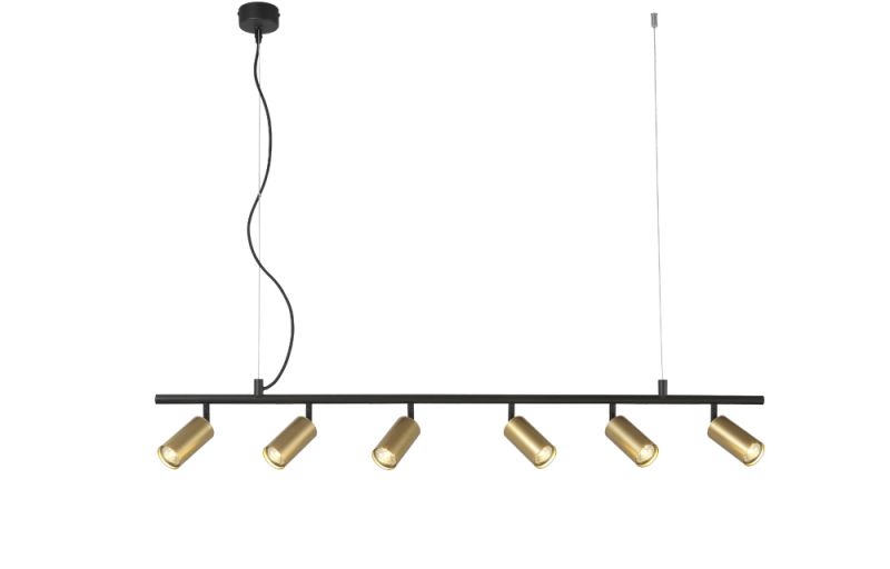 Светильник потолочный Crystal Lux CLT 015C6 L1200 BL-GO