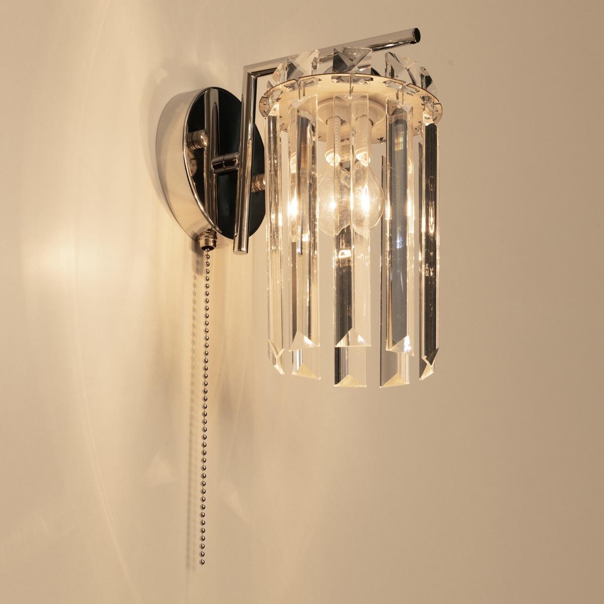 Бра хрустальное с выключателем Citilux AXIS CL313411