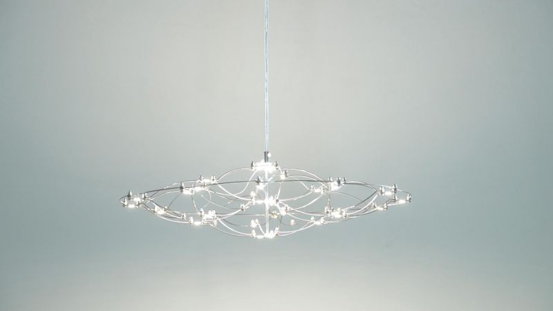 Подвесная люстра Favourite Thinner 4305-6P LED 3000-4500-6000 хром
