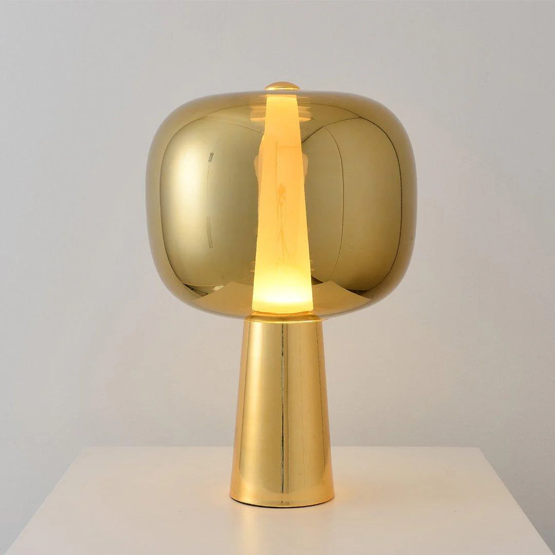 Dusk Dawn Table Lamp - ∅ 13.8″ x H 19.7″ / Dia 35cm x H 50cm / Smoky gray / US plug