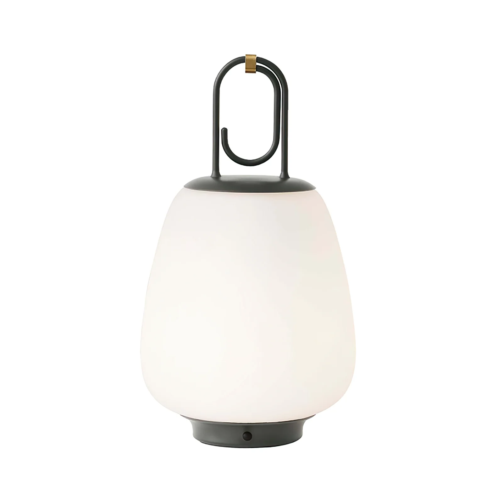Настольный светильник Hyggelite Lantern - ∅16см x 28см, розовый, белый, теплый свет