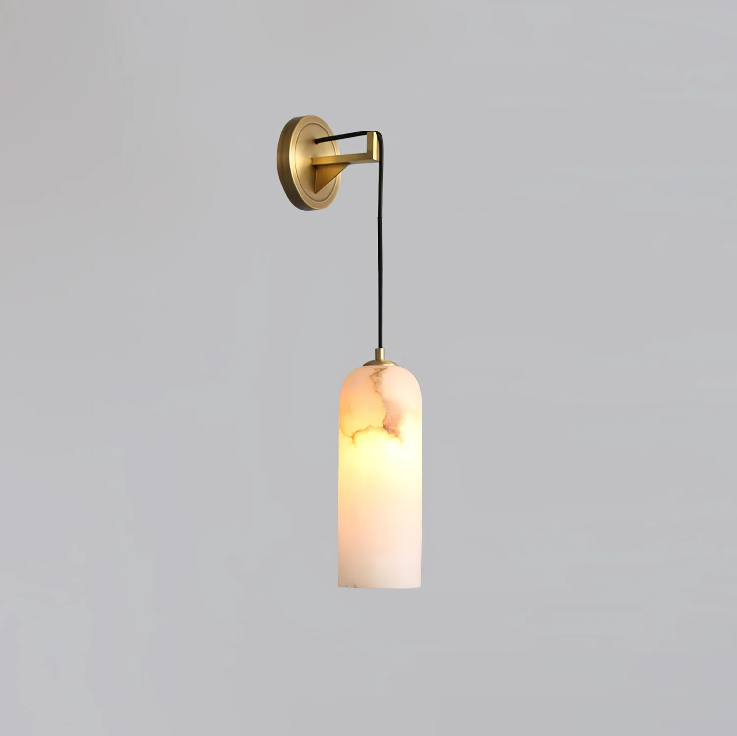 Monty Wall Lamp - ∅ 3.9″ x H 10.2″ / Black & White / Set of 2