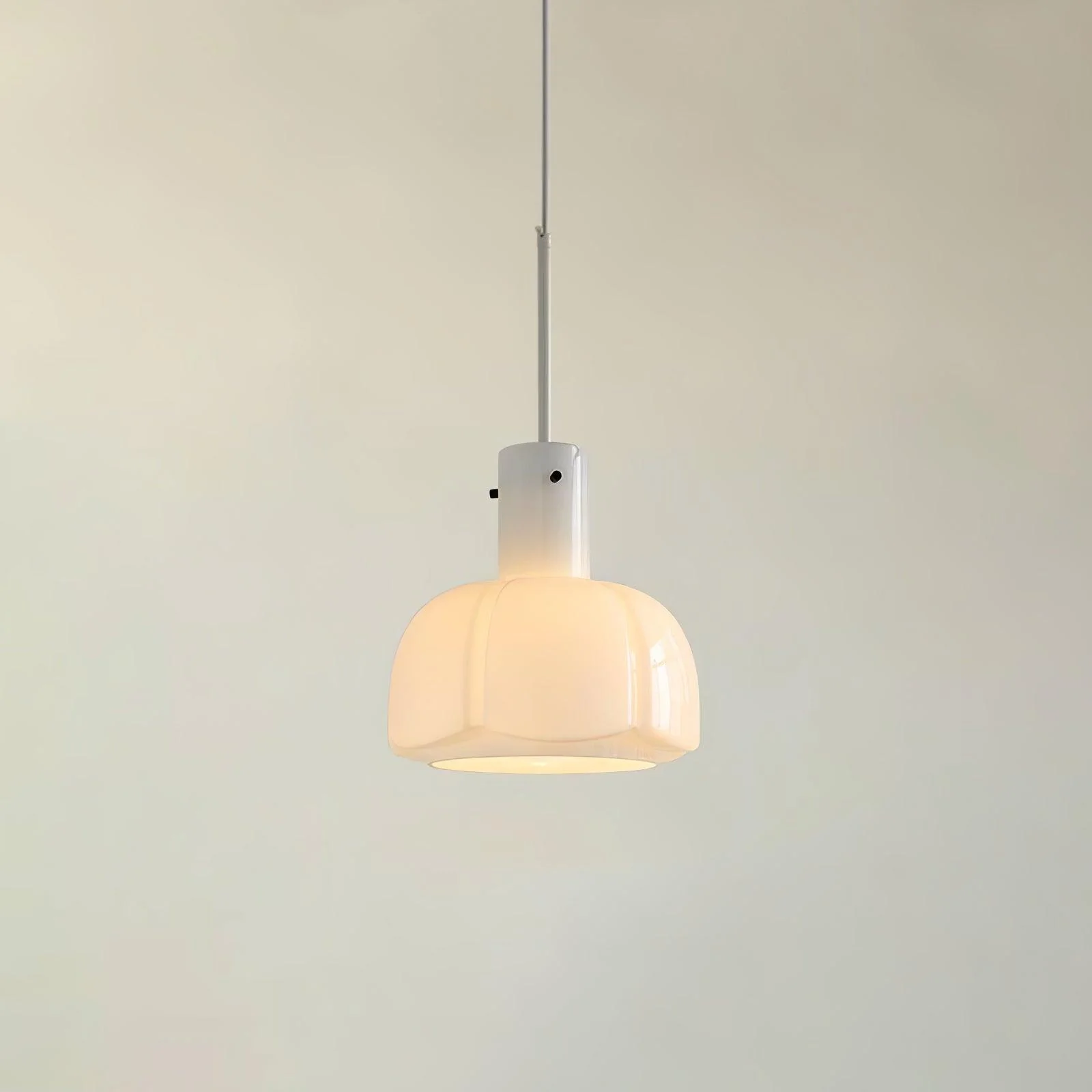 Подвесной светильник Lumina Petal Glass - ∅26см x 40см, коричневый