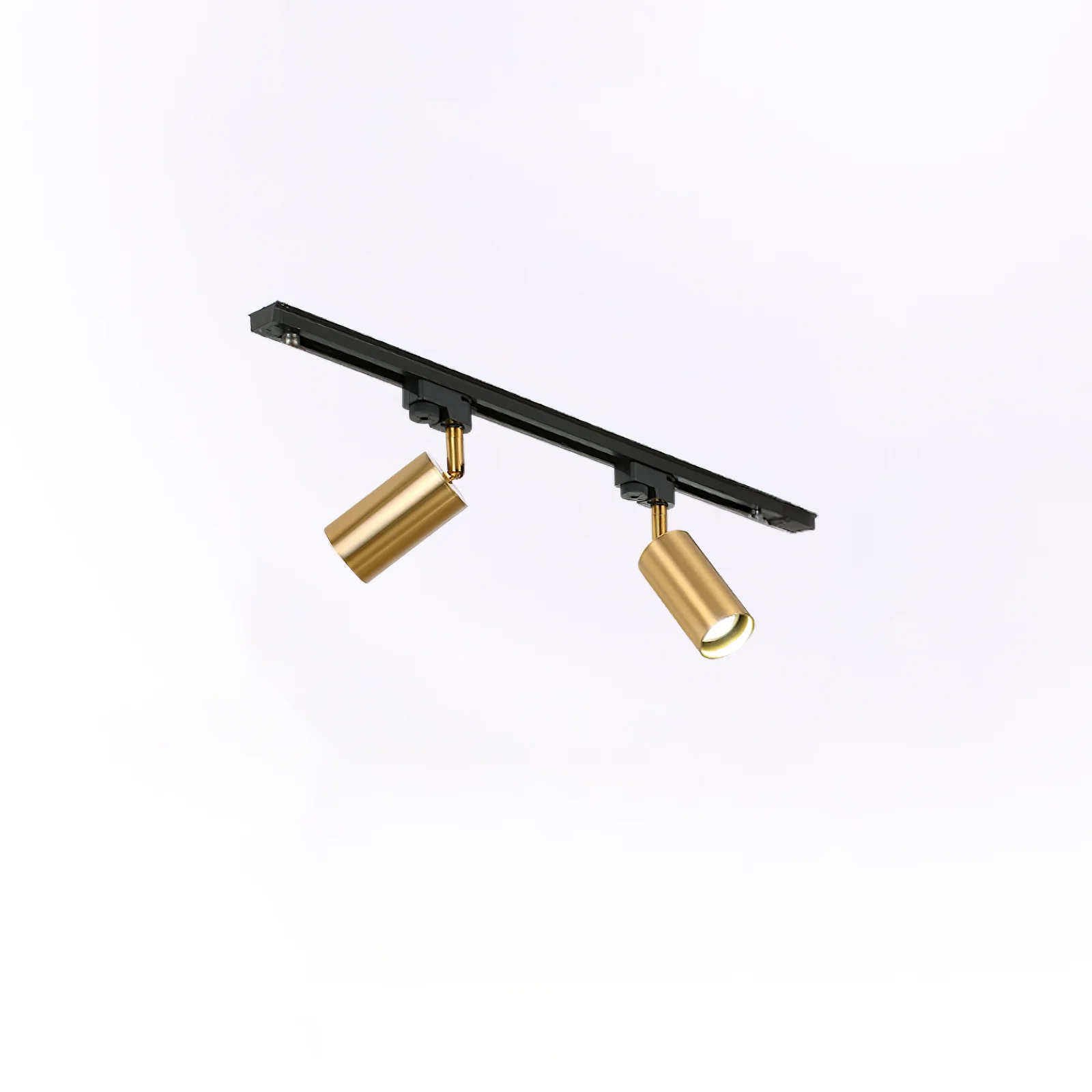 Трековый светильник Gilded Rail - 2 источника света 50см x 17см, черный, золотой