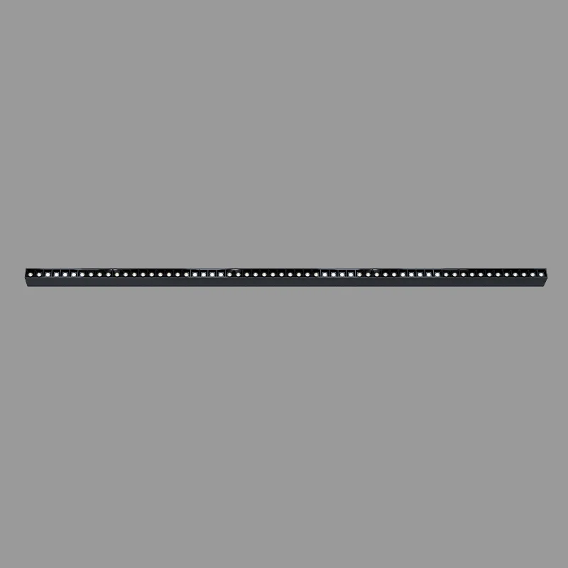 Подвесной светильник Magnetic Floating - 80см x 3см x 5см, черный B, теплый свет