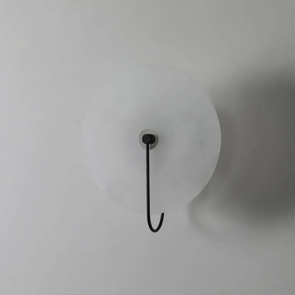 Настенный светильник Alabaster LED - ∅20см, золотой, теплый свет