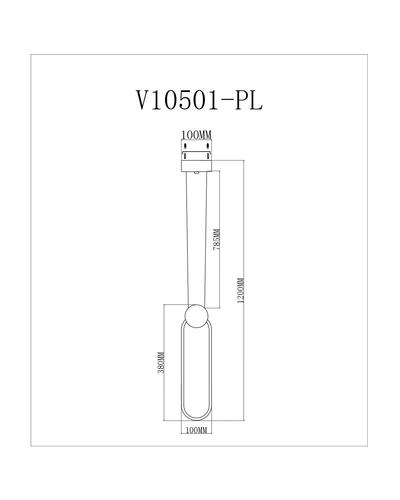 Светильник подвесной светодиодный Moderli Store V10501-PL