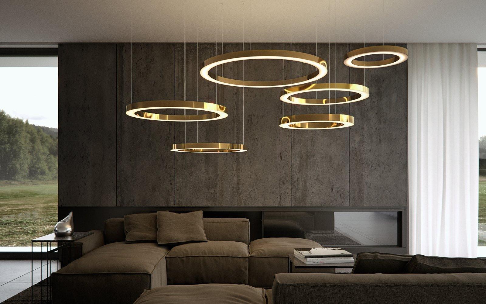 Подвесной светильник Ring LED - ∅100см, теплый свет