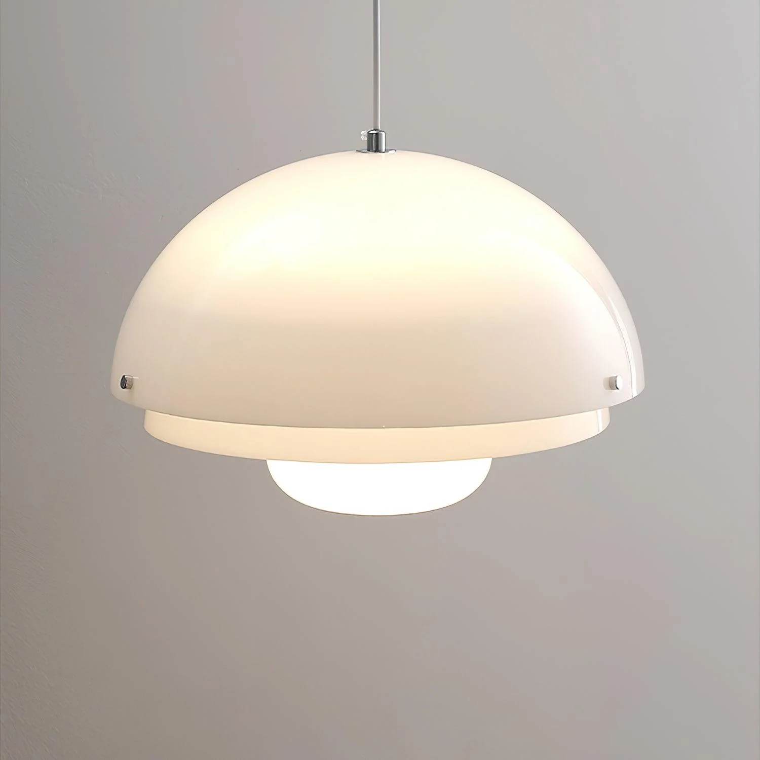 Подвесной светильник Milk White Layer - ∅40см x 29см, белый