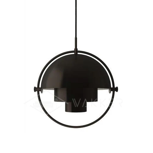 Подвесной светильник Deformed Ball - ∅38см x 38см, хром, белый