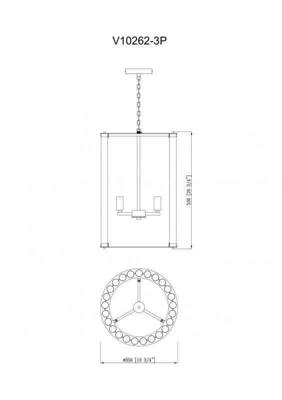 Светильник подвесной Moderli V10262-3P