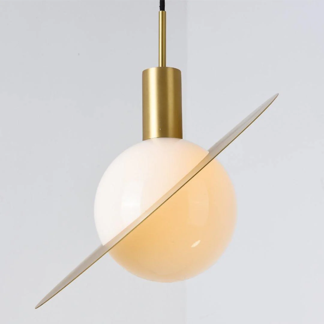 Подвесной светильник Saturne Suspensions - ∅20см x 28см, латунь