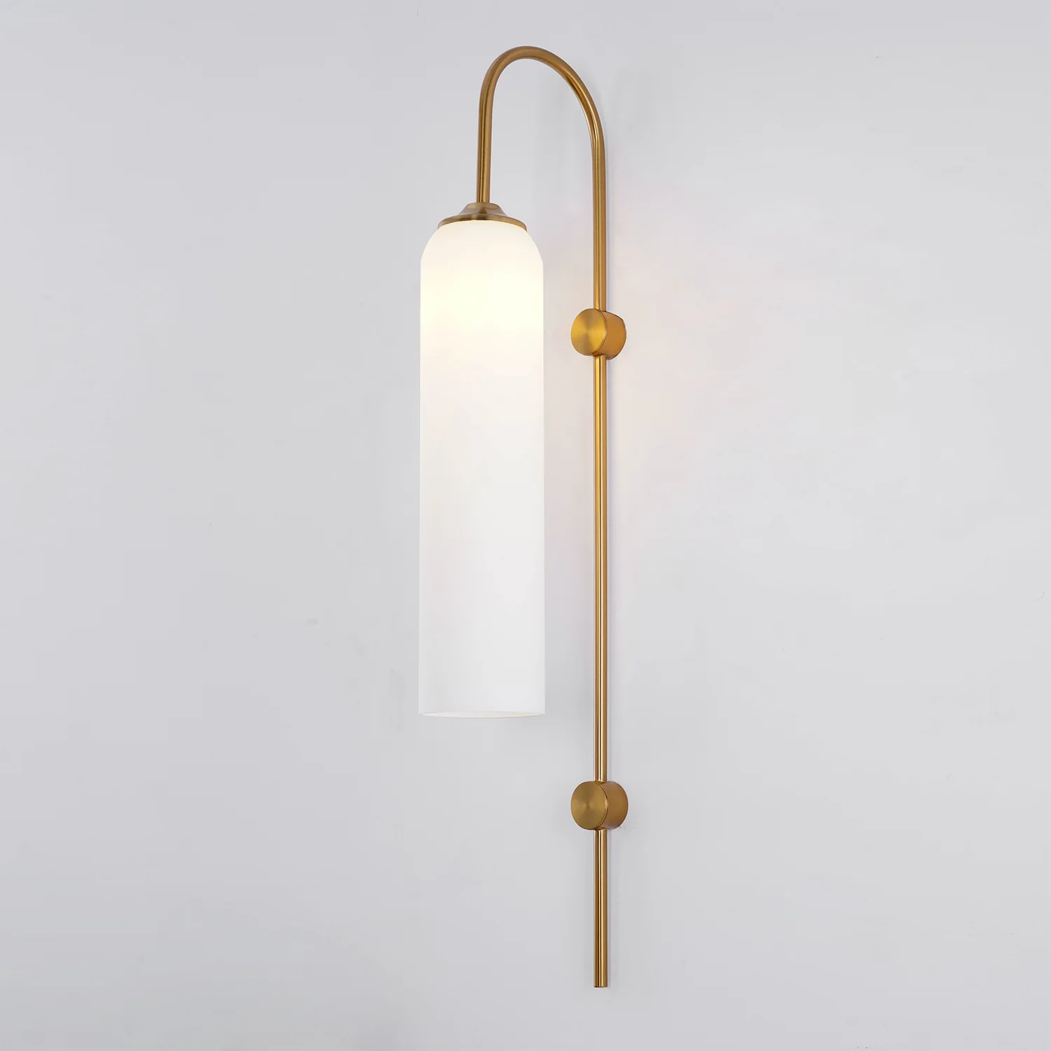 Настенный светильник Modern Glass - 19см x 80см, золотой, прозрачный