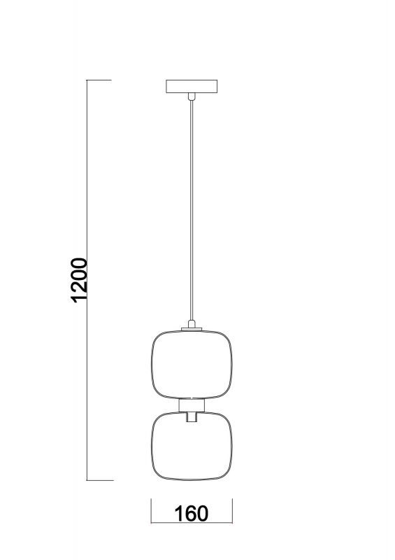 Подвесной светильник Freya Modern Lumen FR5215PL-01CH