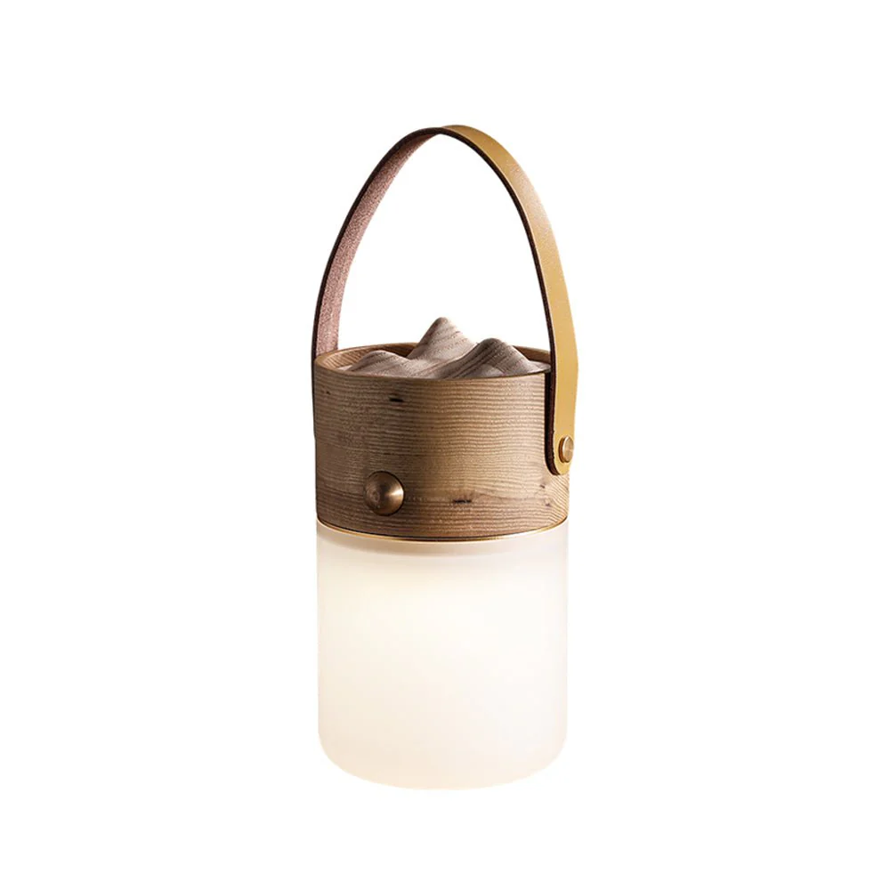 Настольный светильник Nomad Lantern - ∅10см x 16см, орех