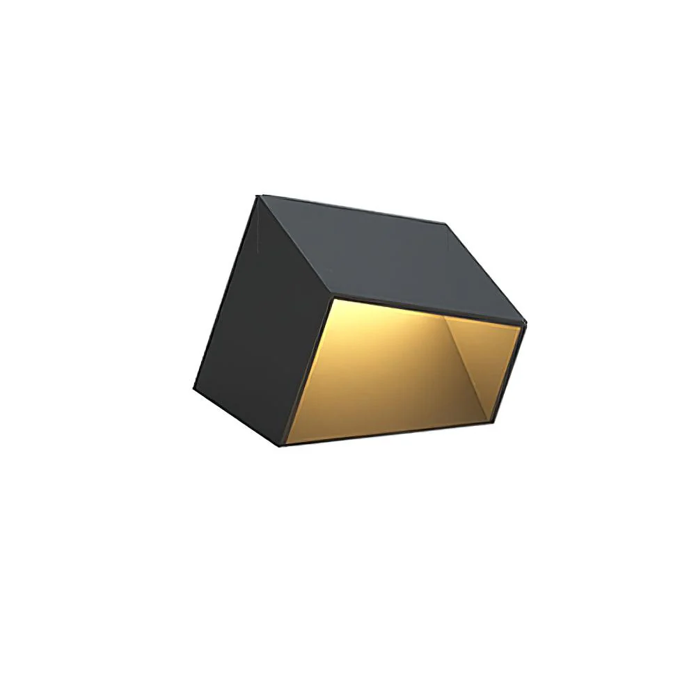 Уличный светильник Cube Garden - ∅31см x 22см, черный, теплый свет